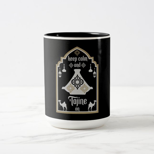 Tajine Cooking Two-Tone Coffee Mug (Center)