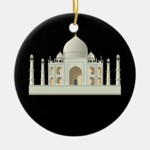Tajmahal Printed 3D Ceramic Ornament