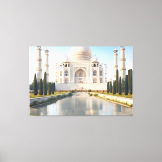 tajmahal the simble of love canvas print