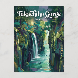 Takachiho Gorge Japan Postcard