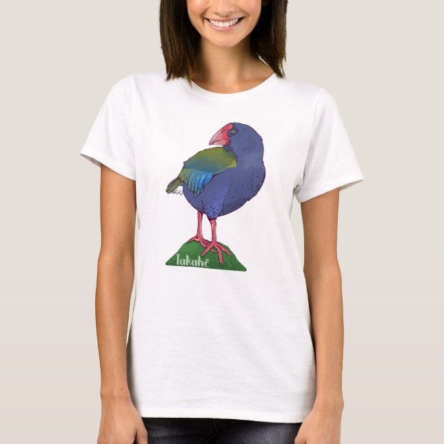 Takahe NZ bird T-Shirt (Front)
