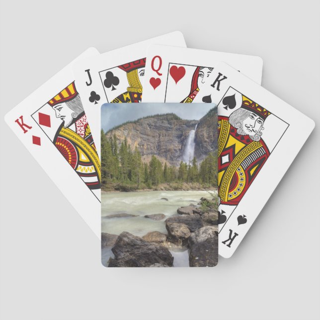 Takakkaw Falls Canadian Rockies Playing Cards (Back)