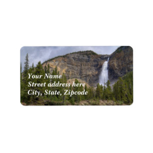 Takakkaw Falls Label