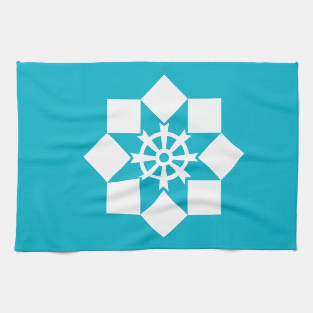 Takayanagi pinwheel tea towel (Horizontal)