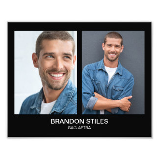 Take 2 Acting Headshot 8x10 Double Photo Print