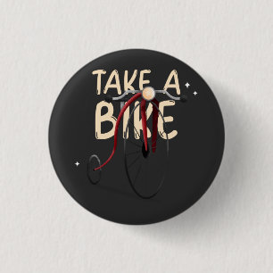 Take A Bike  3 Cm Round Badge