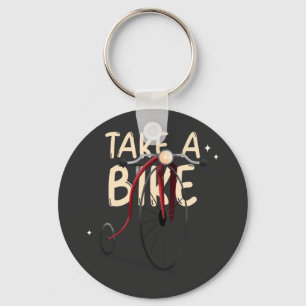 Take A Bike Key Ring