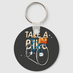 Take A Bike Key Ring