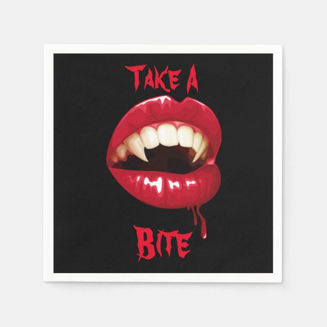 Take A Bite Napkin (Front)