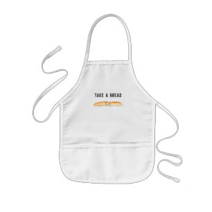 Take A Bread - Funny Smiley Kids Apron