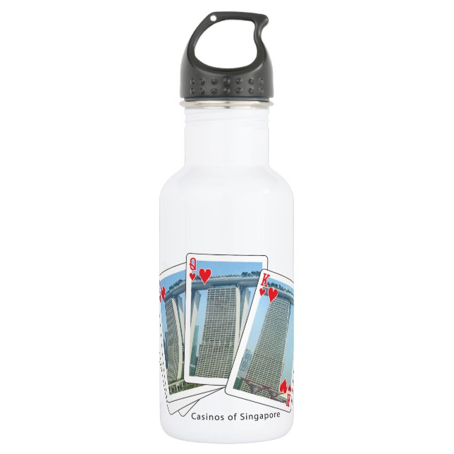 Take A Chance On Me - Customisable 532 Ml Water Bottle (Front)