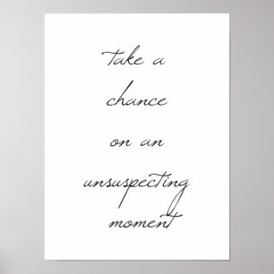 Take A Chance Poster