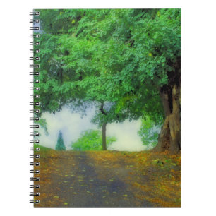 Take a deep breath! Enchanting landscape Notebook