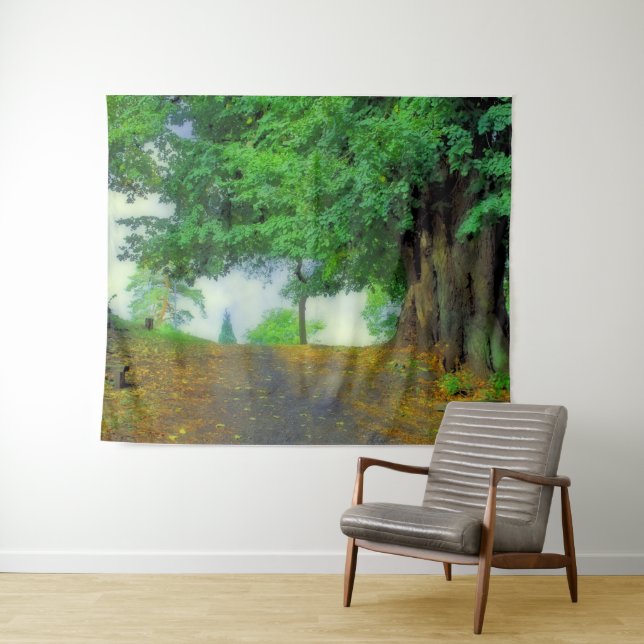 Take a deep breath! enchanting landscape  tapestry (In Situ (Horizontal))