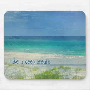 Take a Deep Breath Ocean Mousepad