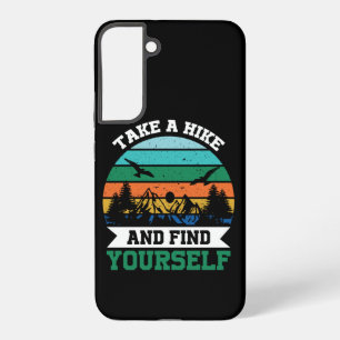 Take a Hike and Find Yourself Retro Vintage Hiking Samsung Galaxy Case