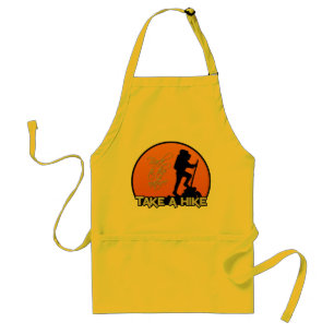 Take a Hike apron - choose style & colour
