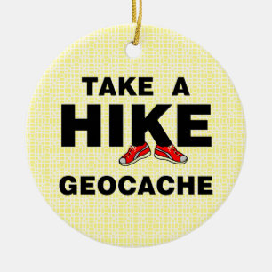 Take A Hike Ceramic Ornament