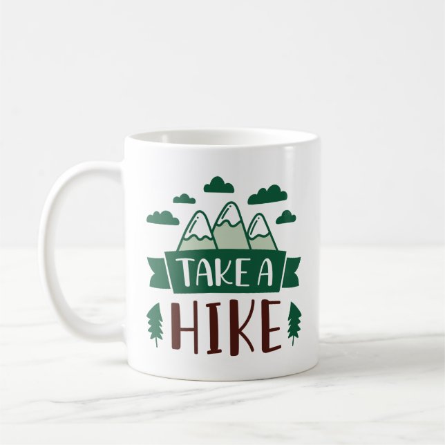 Take A Hike Coffee Mug (Left)