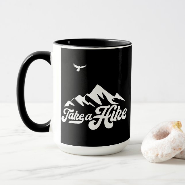 Take A Hike Coffee Mug (With Donut)
