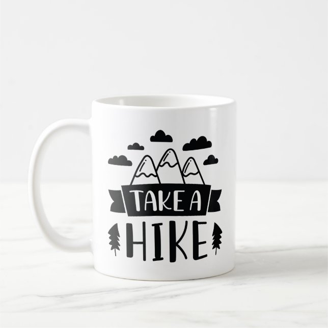 Take A Hike Coffee Mug (Left)