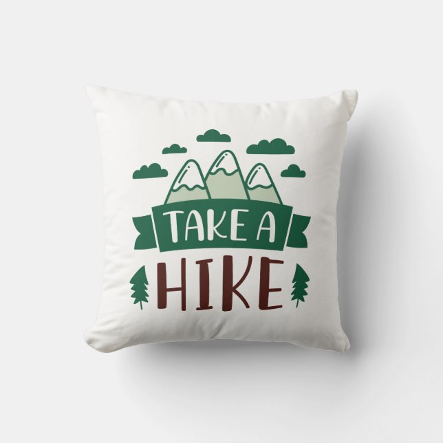 Take A Hike Cushion (Front)