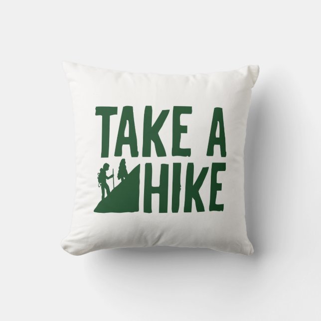Take A Hike Cushion (Front)