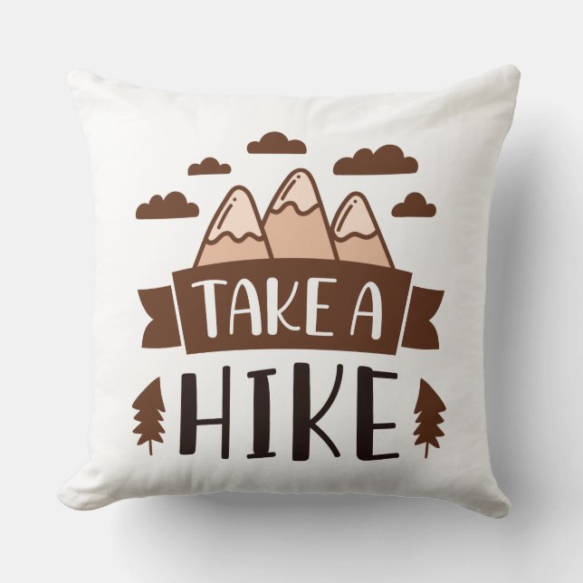 Take A Hike Cushion (Front)
