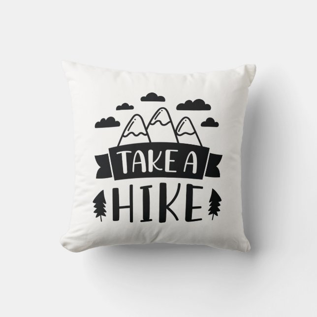 Take A Hike Cushion (Front)
