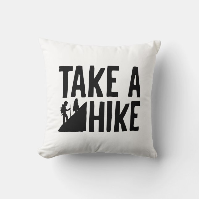 Take A Hike Cushion (Front)