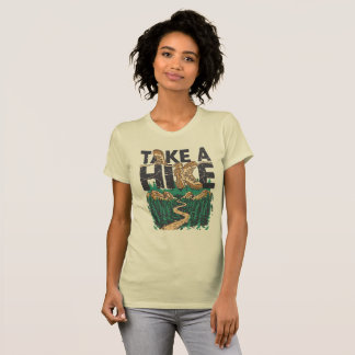 Take a Hike – Funny Hiking Quote with Boot T-Shirt