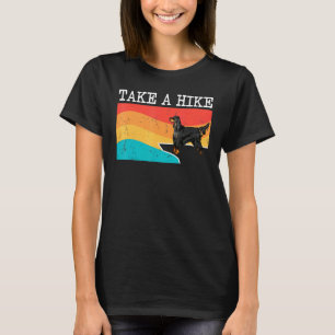 Take A Hike Gordon Setter Graphic Hiking T-Shirt