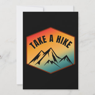 TAKE A HIKE INVITATION