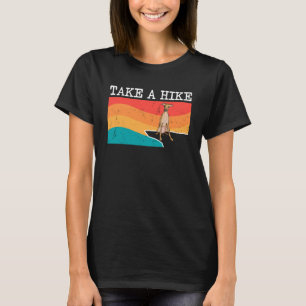 Take A Hike Italian Greyhound Graphic Hiking T-Shirt