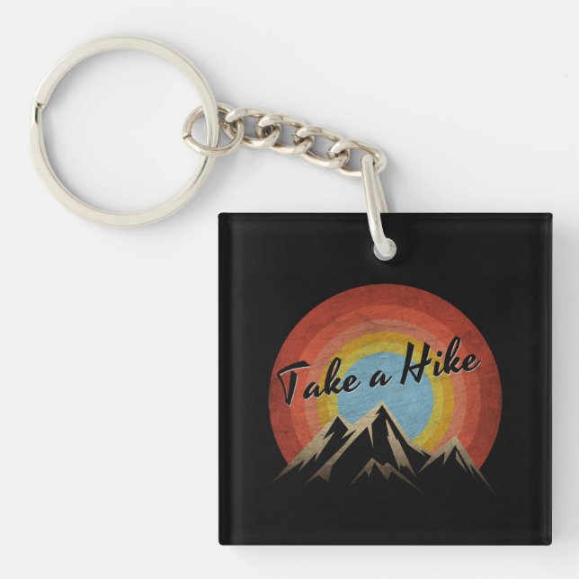 TAKE A HIKE KEY RING (Front)