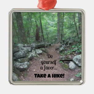 Take a Hike! Metal Tree Decoration