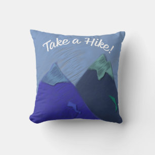 Take a Hike Mountain Peak Cushion