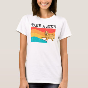 Take A Hike Norwich Terrier Graphic Hiking T-Shirt