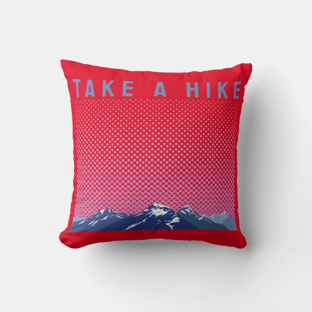 Take a Hike / Outdoor  Adventure Cushion (Front)