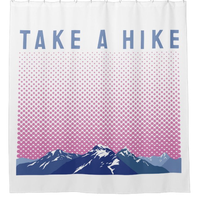Take a Hike / Outdoor  Adventure Shower Curtain (Front)