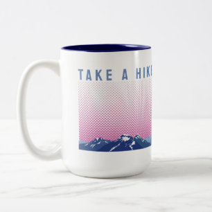 Take a Hike / Outdoor Adventure Two-Tone Coffee Mug