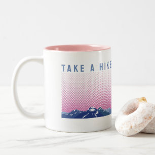 Take a Hike / Outdoor  Adventure Two-Tone Coffee Mug