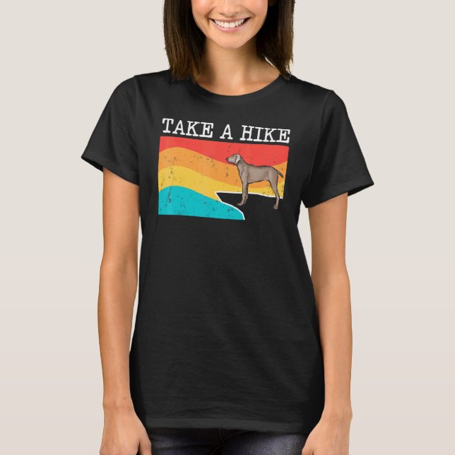 Take A Hike Pointer Graphic Hiking   T-Shirt (Front)