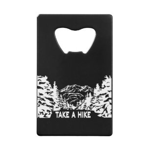 Take a Hike quote monochrome mountain landscape