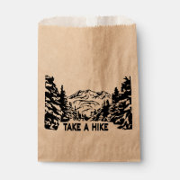 Take a Hike quote monochrome mountain landscape