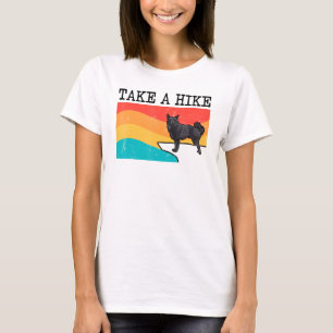 Take A Hike Schipperke Graphic Hiking T-Shirt