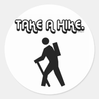 TAKE A HIKE STICKER