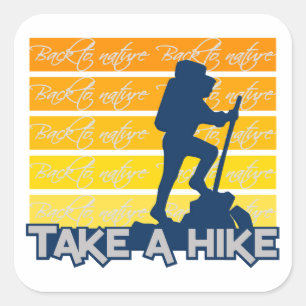 Take a hike stickers
