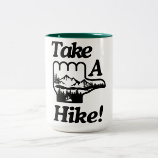 Take A Hike  Two-Tone Coffee Mug