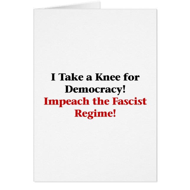 Take a Knee for Democracy (Front)